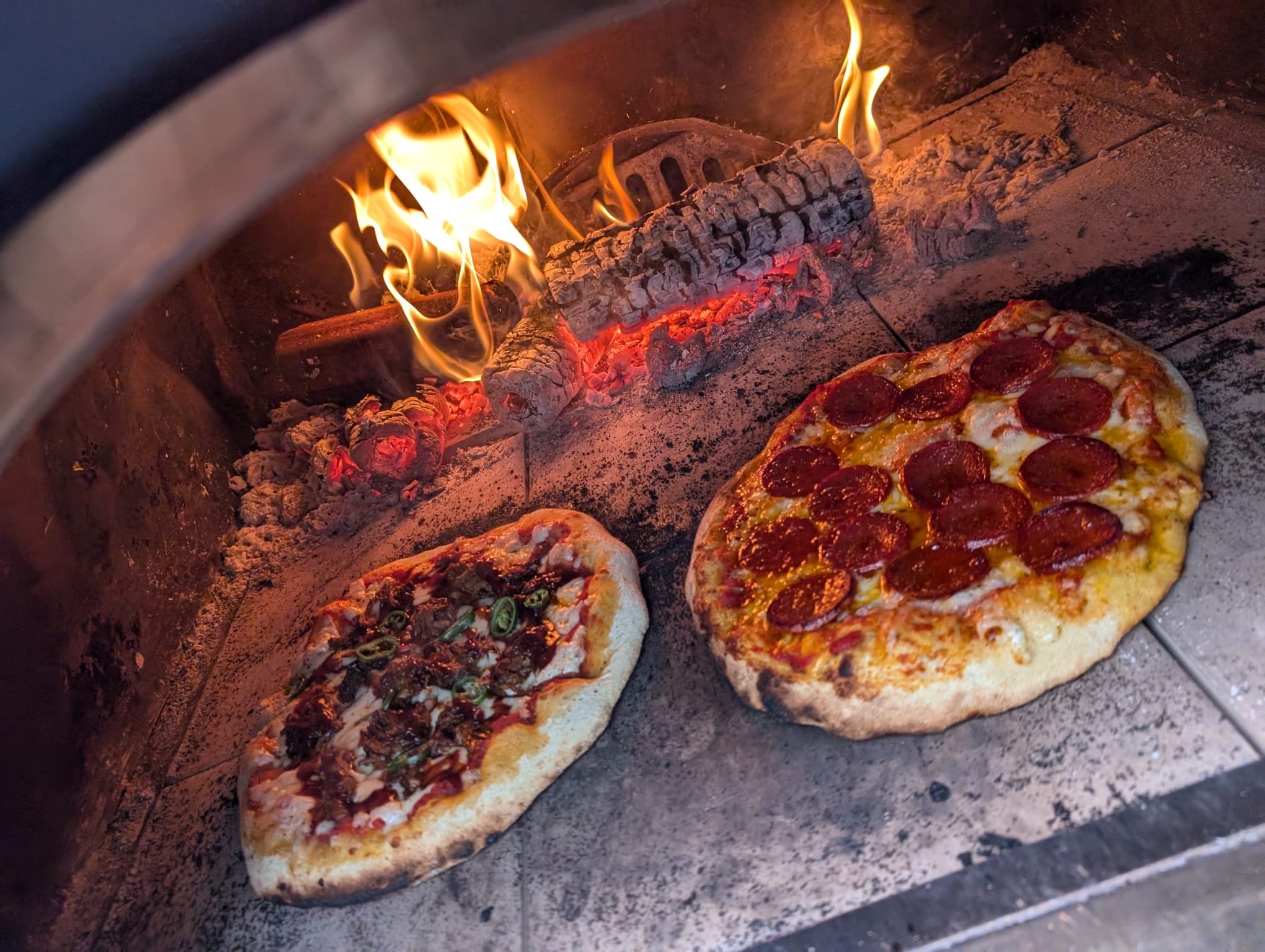 Woodfired pizzas near me