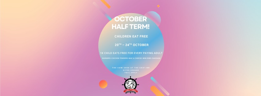 Kids eat free October half term