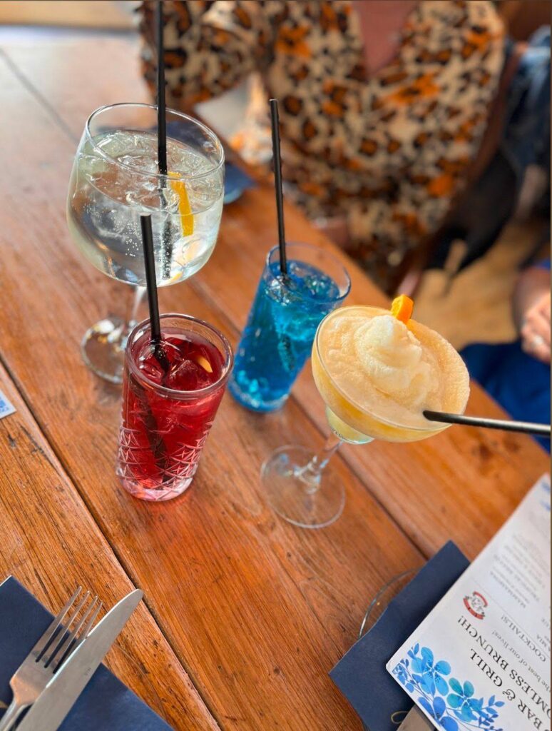 Christmas bottomless brunch in Faversham